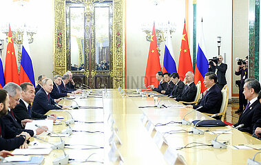 RUSSIA-MOSCOW-CHINA-XI JINPING-PUTIN-TALKS