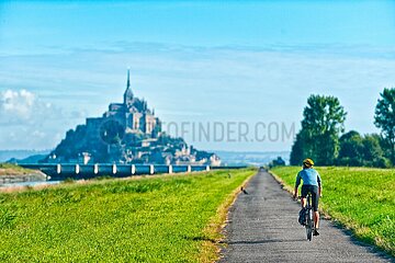 France. Normandy. Manche (50) Mont-Saint-Michel (Unesco world heritage site)