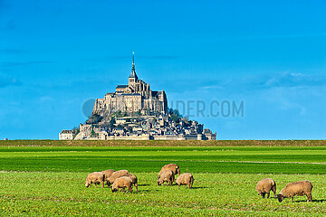 France.Manche (50) Mont-Saint-Michel (UNESCO World Heritage)