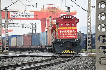China-Shaanxi-Xi'an-Europe-Freight-Zug (CN)