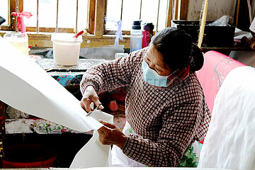 China-Jiangxi-Wuyuan-Traditional Oil Paper Regenschirm (CN)
