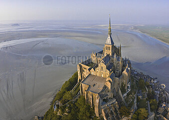 France - Manche (50) - Abbaye du Mont Saint Michel