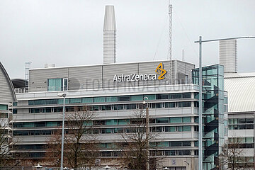 Soedertaelje  Schweden  Fabrikgebaeude des Pharmaunternehmens AstraZeneca