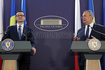 ROMANIA-BUCHAREST-PM-POLAND-PM-MEETING
