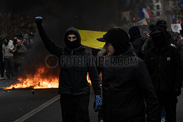 FRANCE-PARIS-PENSION REFORM BILL-PROTEST