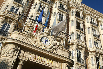 France. Alpes Maritimes (06) French Riviera  Cannes  Carlton Intercontinental Palace