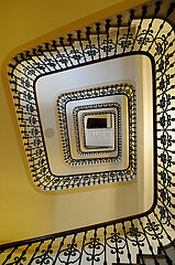 France. Alpes-Maritimes (06). Cannes. Carlton. The staircase
