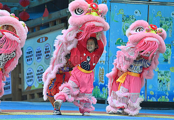 CHINA-GUANGXI-WUZHOU-LION DANCE-EDUCATION (CN)