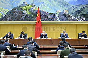 CHINA-BEIJING-ZHANG GUOQING-FIRE PREVENTION WORK-NATIONAL TELECONFERENCE (CN)