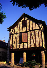 Aveyron (12) Najac medieval village. The castle (XIIIth century medieval bastide)