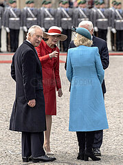 Charles III + Buedenbender + Camilla + Steinmeier