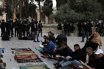 Midost-Jerusalem-al-Aqsa-Moschee-Verbindungs-Clashes