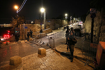 Midost-Jerusalem-al-Aqsa-Moschee-Verbindungs-Clashes