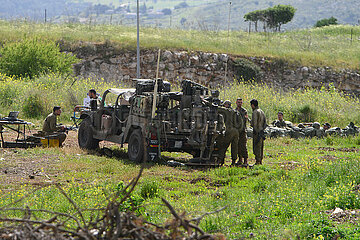 Israel-Kibbuz Malkia-Army-Abnahme