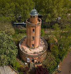 FRANCE  HAUTE-GARONNE (31) TOULOUSE  CHATEAU D'EAU CHARLES LAGANNE  THE BUILDING HAS BEEN CONVERTED SINCE APRIL 1974 IN A GALLERY DEDICATED TO PHOTOGRAPHY THANKS TO THE EFFORTS OF JEAN DIEUZAIDE  AERIAL VIEW
