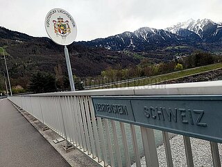 Grenze Liechtenstein - Schweiz