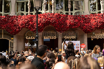 Spanien-Barcelona-Sant Jordi-Celebrations