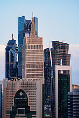 Qatar-Doha-Szenerie-Skyscrapers