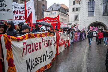 Antikapitalistische 1. Mai Demo in München