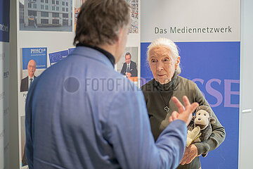 Jane Goodall bei der Pressekonferenz zum Day of Hope in München
