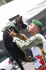 Mexiko-Naucalpan-T? Rkiye-Rescue-Hund