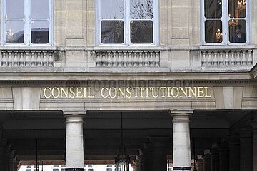 FRANCE. PARIS (75) 1ST DISTRICT. HEADQUARTERS OF THE CONSTITUTIONAL COUNCIL  RUE MONTPENSIER