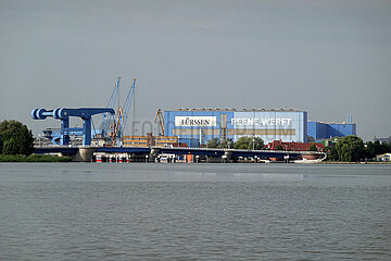 Wolgast  Deutschland  Peene-Werft am Peenestrom
