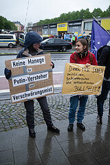Kundgebung von München ist Bunt gegen den Aufritt von Daniele Ganser