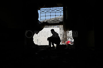 Midost-Gaza City-Airstrikes-Den-Schadensdauer