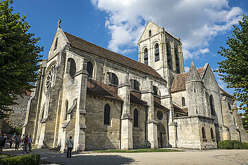 FRANCE. VAL-D'OISE (95). AUVERS-SUR-OISE. THE CHURCH OF OUR LADY OF THE ASSUMPTION  PAINTED BY VAN GOGH