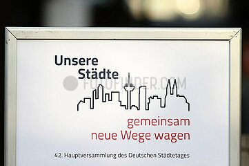 42. Deutscher Staedtetag im Mai 2023