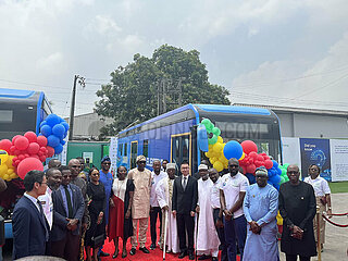 NIGERIA-LAGOS-CHINESE ELECTRIC BUSES-LAUNCH