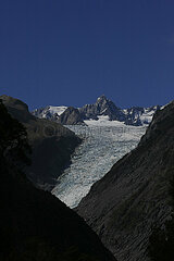 Der Fox Gletscher in Neuseeland