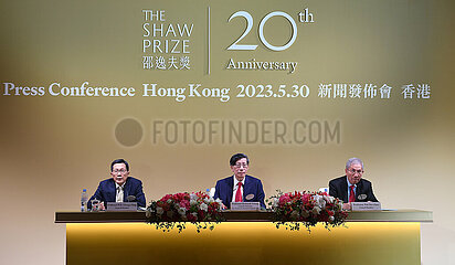 China-Hong Kong-Shaw-Preis 2023-Press-Konferenz (CN)