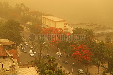 Ägypten-Cairo-Sandsturm