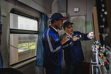 Kenia-Nairobi-Chinese-gebaute Eisenbahn-Talententraining
