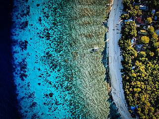 Drone Shot of Balicasag Island