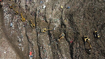 Indonesien-Bekasi-Welt-Umwelt Day-Landfill