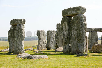 Großbritannien-Namedbury-Tourism-Stonehenge