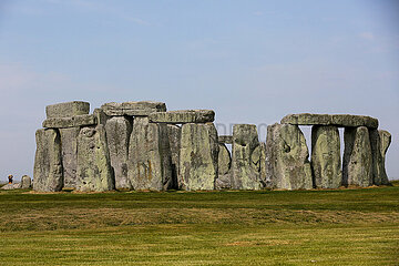 Großbritannien-Namedbury-Tourism-Stonehenge