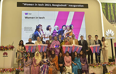 Bangladesch-Dhaka-Huawei-Women im Tech 2023-Launch