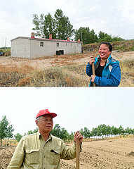 China-Jilin-Fänger gegen Desertification (CN)