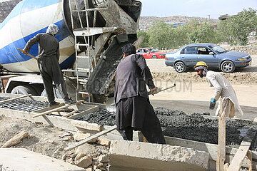 Afghanistan-Kabul-Economy-Straße