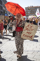 Gegen Victim Blaming und Seximus: Slutwalk in München