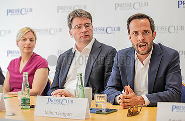 Diskussionsrunde der bayerischen Spitzenkandidaten in München