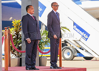 Rwanda-Kigali-Republic von Congo-President-Vis