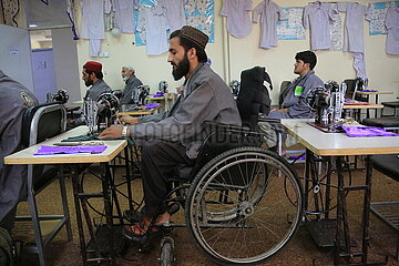 Afghanistan-Kabul-Menschen mit Behinderungen