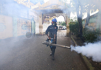 Myanmar-Yangon-Dengue-Fieber-Anti-Mosquito-Nebel