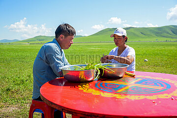 China-Inner Mongolia-Ulan Mod Grassland-Herdsman-Summer Life (CN)