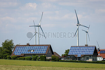 Windpark Lichtenau  Nordrhein-Westfalen  Deutschland  Europa